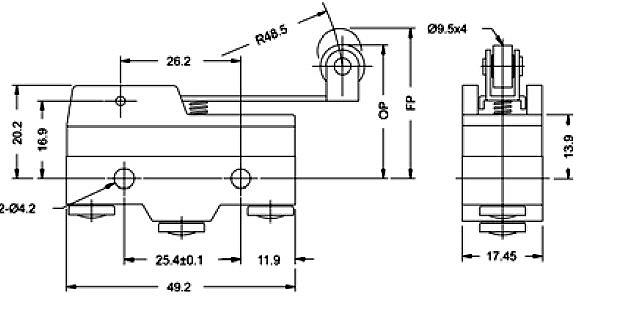 Wyłączniki krańcowe Z15-G1703 Wyłączniki krańcowe Z15G1703